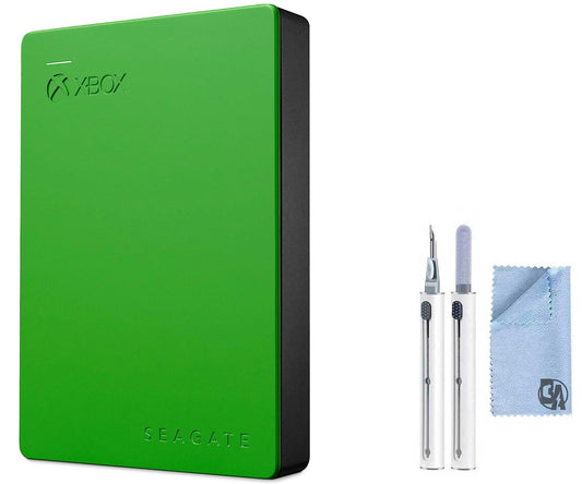(STEA4000402) Game Drive for Xbox 4TB External Hard Drive Portable HDD ?C Designed for Xbox One ,Green BOLT AXTION Bundle Like New