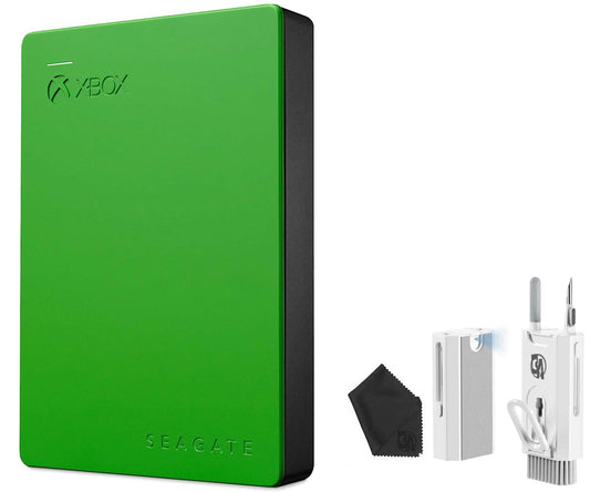 (STEA4000402) Game Drive for Xbox 4TB External Hard Drive Portable HDD ?C Designed for Xbox One ,Green BOLT AXTION Bundle Like New
