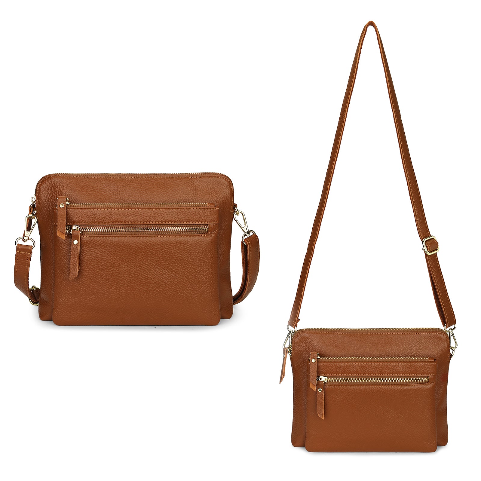 YALUXE Leather-Crossbody-Bags-for-Women Fashion Shoulder Handbag with Coin  Purse: Handbags